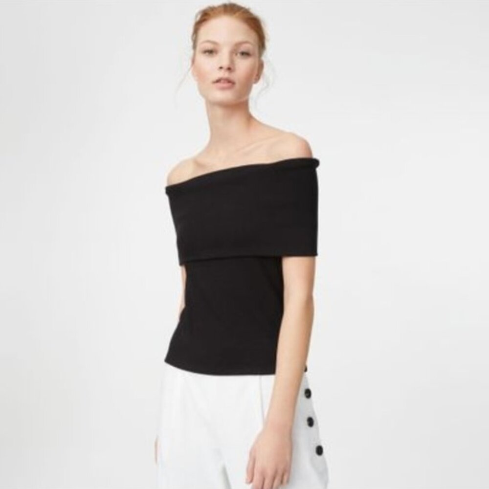 Club Monaco Women's Black Kenyatta Tube Top Shirt Size S $129